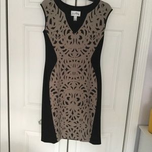 Black-taupe dress